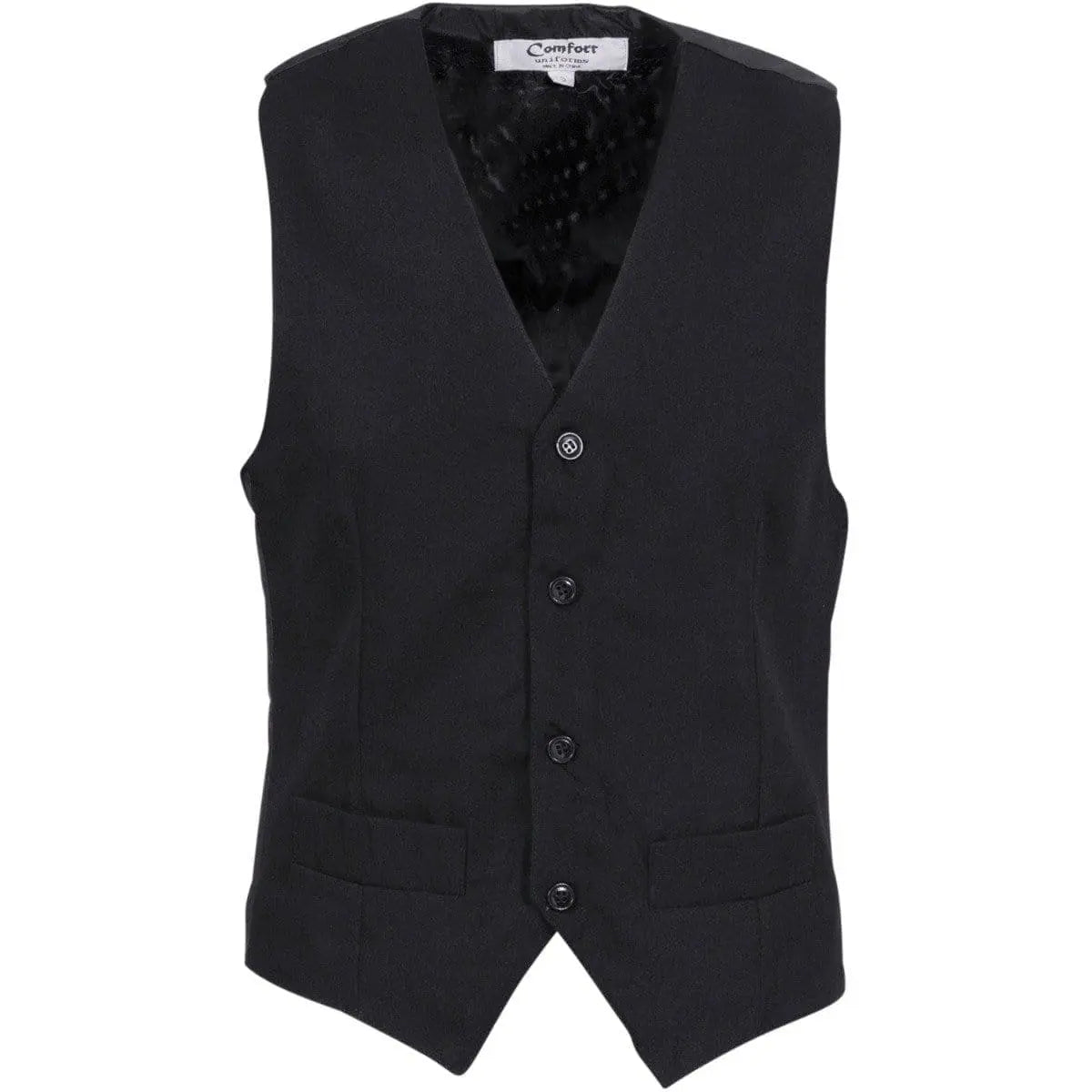 Dnc Workwear Men’s Black Vest - 4301 Metro Workwear.